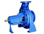 Horizontal single-stage, long coupled Iso centrifugal pump. 