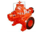 Horizontally or vertically installed, single- or two-stage, axially split volute casing pump with double-entry radial impeller.