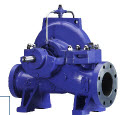 Single stage, horizontal split casing pump fitted with double-entry radial impeller.