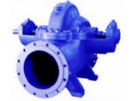 Horizontal split casing, single-stage volute  pump for horizontal or vertical installation with double-entry radial impeller.